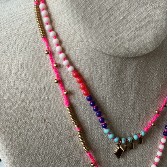 Versatile Hot Pink Renegade Necklace/Bracelet - Picture 4 of 5
